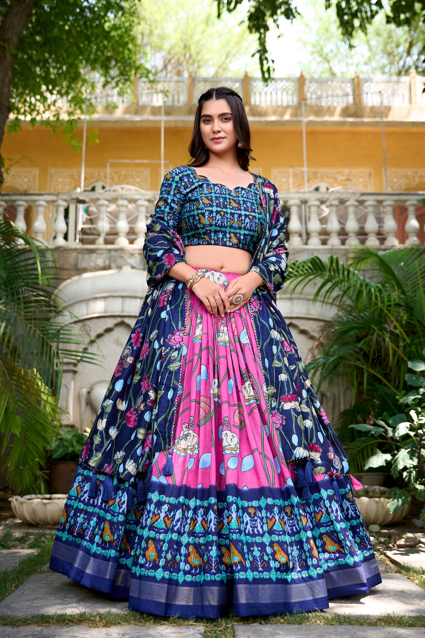 classic lehenga choli for traditional functions