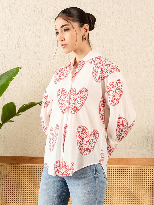 heart bloom shirt