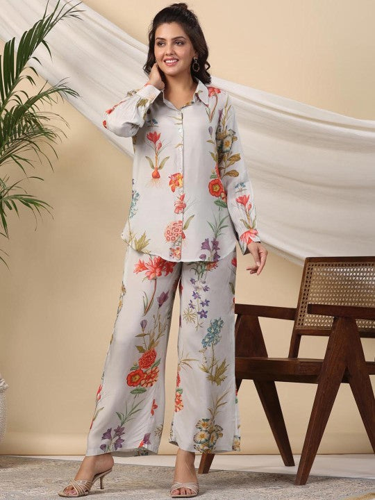 floral elegance co-ord set