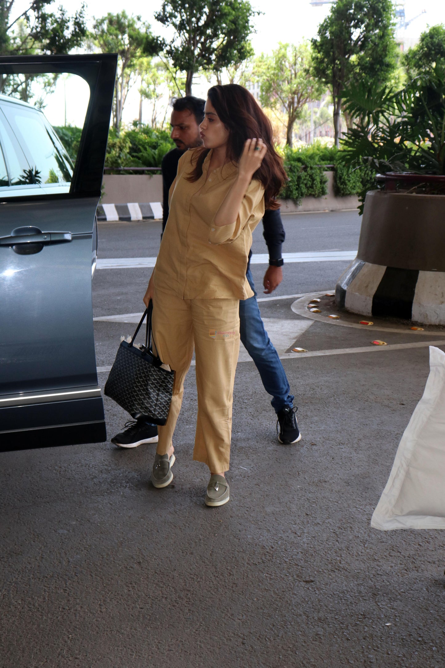 solid golden co-ord set